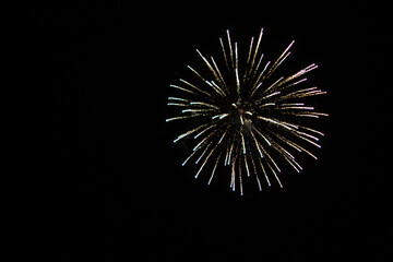 Fire Works in the night sky 