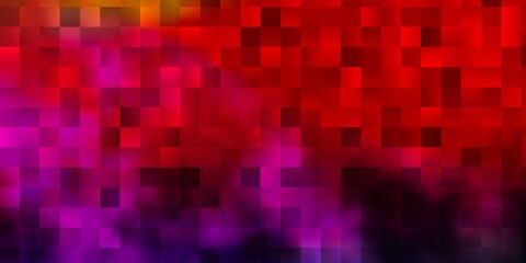 Light Pink, Yellow vector pattern in square style.