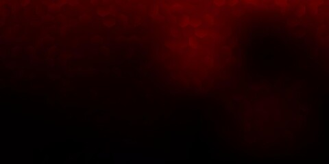 Dark red, yellow vector template with abstract forms.