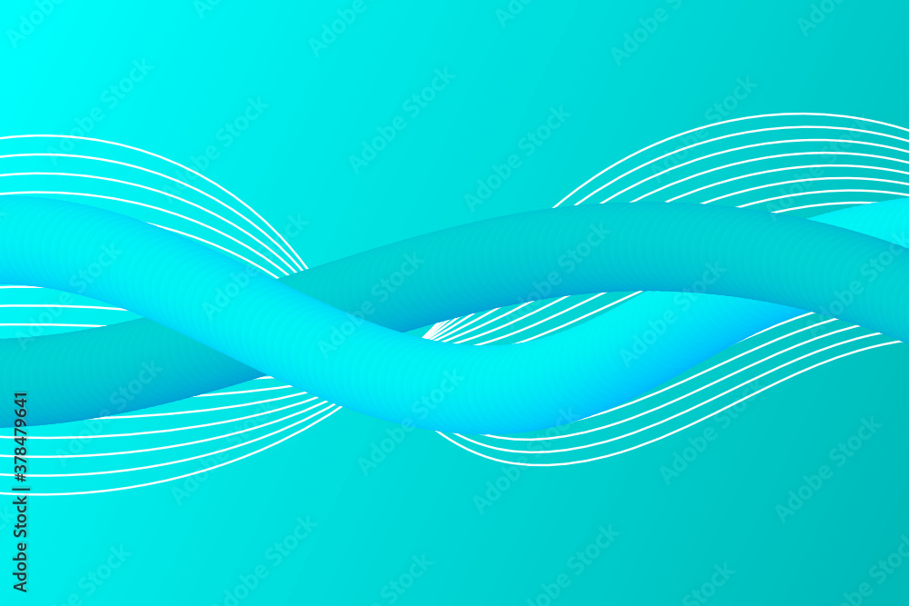 Poster abstract wave element for design. digital frequency track equalizer. stylized line art background. v