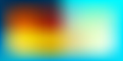 Light Blue, Yellow vector gradient blur template.