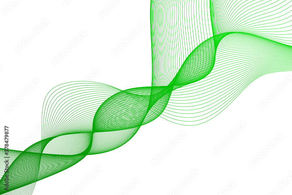 Poster abstract wave element for design. digital frequency track equalizer. stylized line art background. v