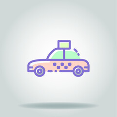 taxi colorful colorful icon
