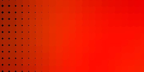 Light Orange vector backdrop with dots. Abstract decorative design in gradient style with bubbles. Pattern for wallpapers, curtains.