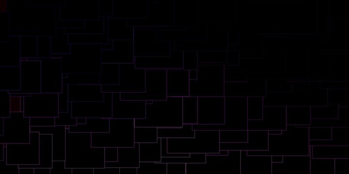Dark Purple, Pink vector texture in rectangular style. Colorful illustration with gradient rectangles and squares. Modern template for your landing page.