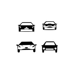 Car icon logo, vector design