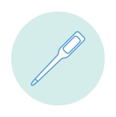 シンプルな3色　体温計