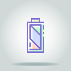 battery full colorful icon
