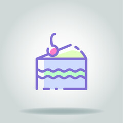 cake colorful icon
