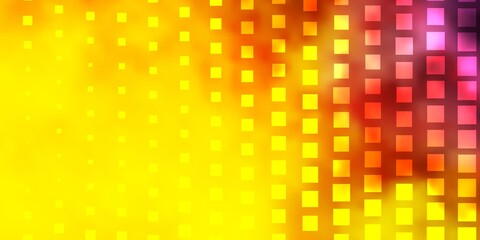 Light Pink, Yellow vector background with rectangles. Illustration with a set of gradient rectangles. Design for your business promotion.
