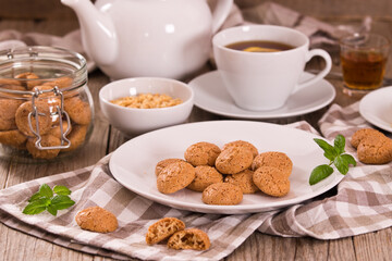 Amaretti cookies.	