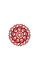 flower mandala. This design is very suitable for wall decoration, symbols and others