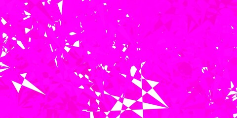 Light pink vector background with polygonal forms.