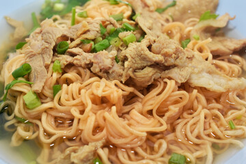 Pork Ball Noodle Thai Street Food
