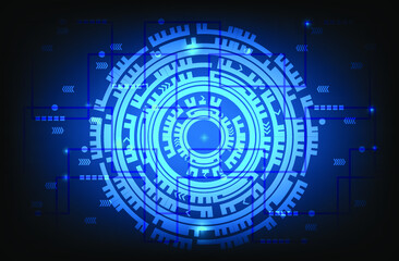 abstract technology background with code