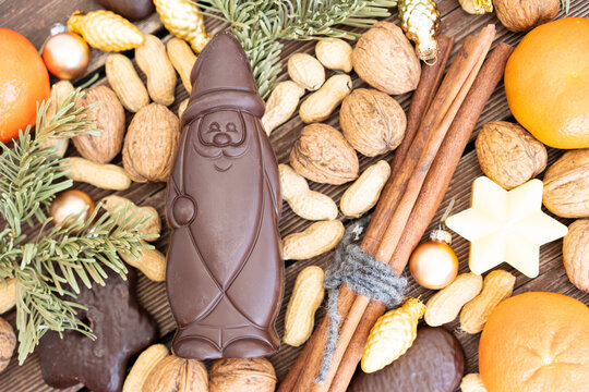 Schokoweihnachtsmann zum Nikolaus.