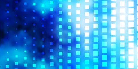 Light BLUE vector template with rectangles. Abstract gradient illustration with colorful rectangles. Template for cellphones.