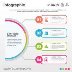 Modern infographic for Business project
