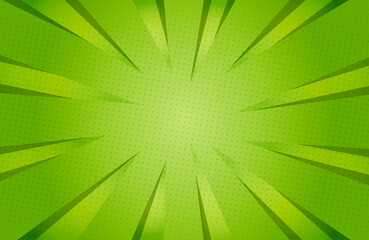 Obraz premium Green colour abstract speed explosion comic Background