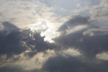 Sonne hinter Wolken - Sun behind clouds