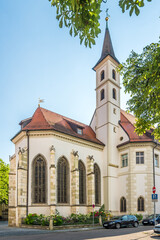 Fototapeta na wymiar View at the Church of St.Egidien in Regensburg - Germany