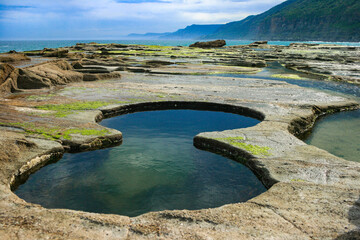 Beautiful weather at Figure Eight 8 Pool, Royal National Park near Sydney, New South Wales, Australia