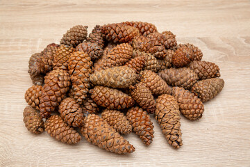 pine cones background