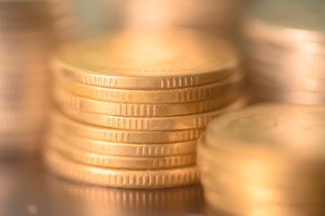coins for finance and business concept
