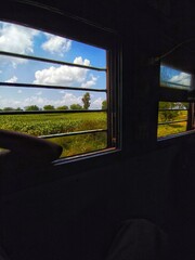 Travelling in train