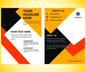 poster flyer pamphlet brochure cover design layout, vector illustration template