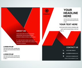 poster flyer pamphlet brochure cover design layout, vector illustration template