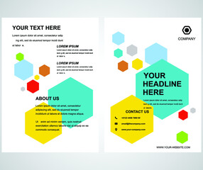 poster flyer pamphlet brochure cover design layout, vector illustration template