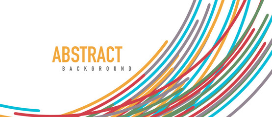 Аbstract moving colorful lines vector backgrounds for cover, placard, poster, banner or flyer