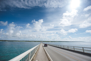 ビーチ, 来間大橋, 来間島, 宮古島, 沖縄, 日本