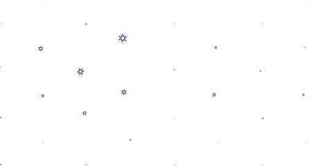 Light purple vector backdrop with virus symbols.