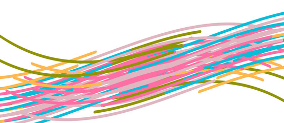 Аbstract moving colorful lines vector backgrounds for cover, placard, poster, banner or flyer