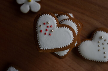 heart shaped cookies