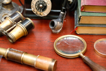 vintage items close up