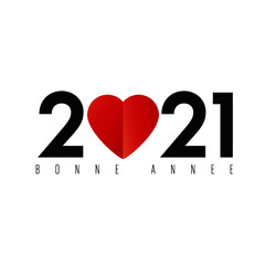 bonne année 2021 concept