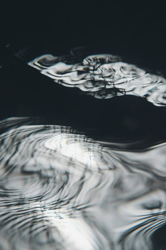 Water reflection and ripples
