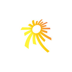 Vector Icon Logo Template Sun