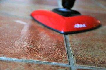 red heart on a wooden background