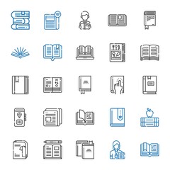 magazine icons set