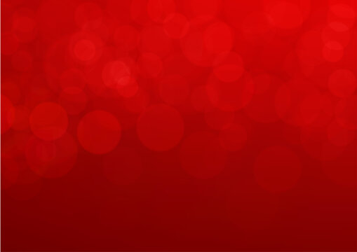 Red Bokeh Abstract Vector Background