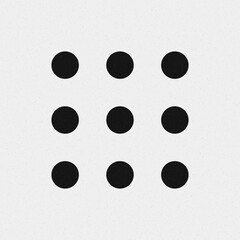 Abstract Cross Pattern Dots Logo generative computational art illustration