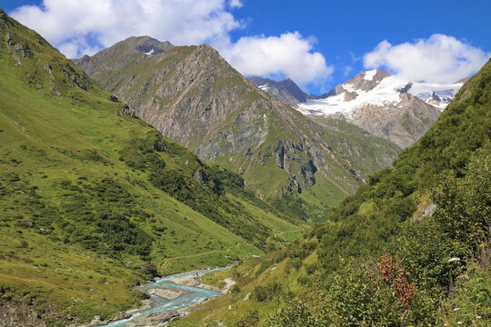 Oberes Umbaltal, auf dem Weg zur Clarah&uuml;tte