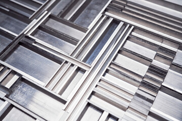 Textured aluminum pattern
