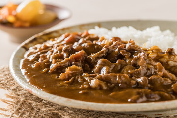 お肉たっぷり！ビーフカレー