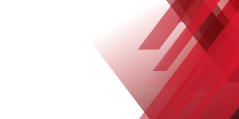 Abstract technology geometric red color shiny motion background. 