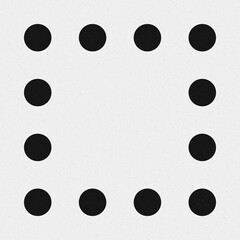 Abstract Cross Pattern Dots Logo generative computational art illustration